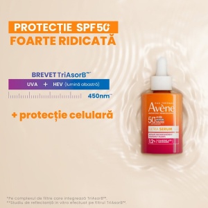 Ultra Serum cu efect imediat de reumplere al pielii SPF 50+, 30 ml, Avene - Img 7
