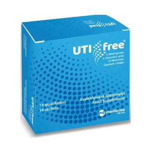 UTI-Free pulbere cu D-manoza si L-metionina, 14 plicuri, Meditrina
