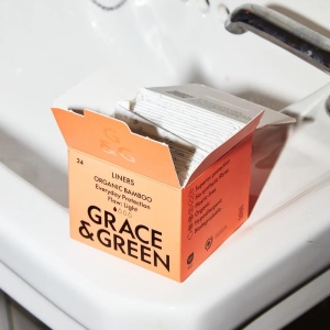 Absorbante zilnice din bambus organic, 24 bucati – Grace and Green - Img 2