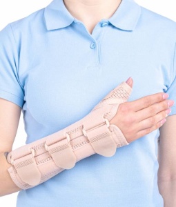 Aerotec M Finger M2-Dr – Orteza fixa pentru incheietura, mana si deget, marimea 2, mana dreapta - Img 1