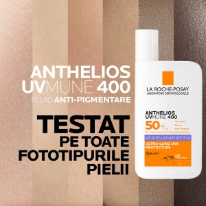 Anthelios UVMUNE 400 Fluid Anti-pigmentare SPF50+, 50ml – La Roche-Posay - Img 4