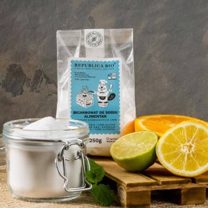 Bicarbonat de sodiu alimentar Bio fara aluminiu, fara gluten, 250 g, Republica Bio - Img 3