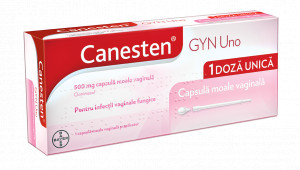 Canesten Gyn Uno, 500 mg, 1 capsula vaginala, Bayer