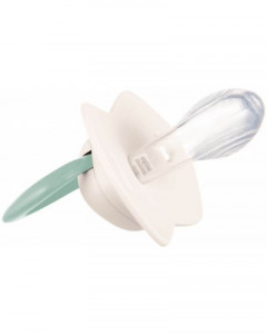 CANPOL Suzeta Simetrica Silicon 18m+Pure Color bej 22/657 - Img 2