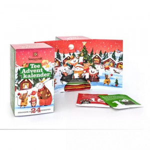 Ceai Bio, Mix Calendar de Craciun, 24 pliculete, Sonnentor - Img 3