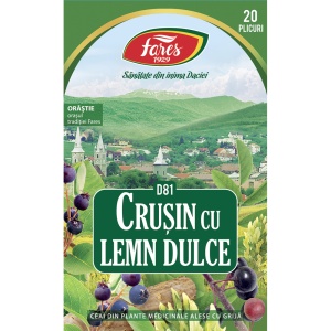 Ceai Crusin cu Lemn Dulce D81, 20 plicuri, Fares - Img 2