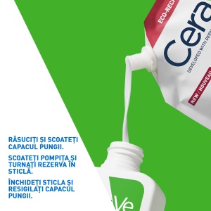 CeraVe Gel de Spalare Hidratant Refill 473ml – Curatare si Hidratare pentru Piele Normala sau Uscata - Img 12