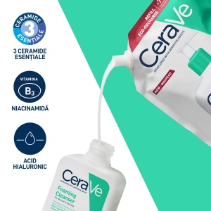CeraVe Refill Gel Curatare Spumant 473ml – Ten normal si gras, ceramide - Img 5
