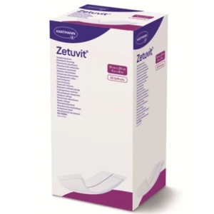Comprese absorbante Zetuvit 10x20 cm, 25 bucati – Hartmann - Img 1