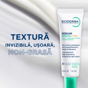 Crema anti-imperfectiuni cu SPF 30 Sebium Kerato+, 30 ml, Bioderma - Img 7