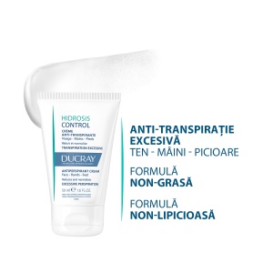 Crema Anti-Perspiranta Hidrosis Control, 50 ml – Ducray - Img 2