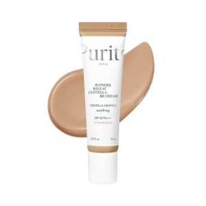 Crema BB multifunctionala cu SPF 30 PA+++ Nuanta 27 Sand Beige Wonder Releaf Centella, 30 ml, Purito - Img 3