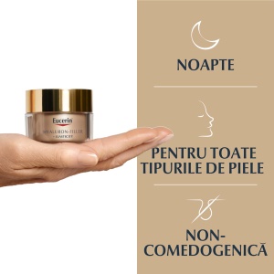 Cremă de noapte Hyaluron-Filler + Elasticity, 50 ml, Eucerin - Img 3