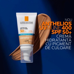 Crema hidratanta colorata SPF50+ Anthelios UVmune, 50 ml, La Roche-Posay - Img 3