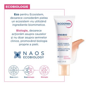 Cremă nuanțată anti-roșeață Sensibio AR+ CC Cream SPF50+, 40 ml, Bioderma - Img 6