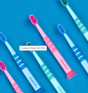 Curaprox Baby Set roz – 4 piese pentru un inceput bland si sanatos - Img 6