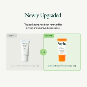 Daily Soft Touch Sunscreen SPF50 crema de fata, 15ml, Purito Ambalaj Nou - Img 4