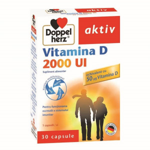 DOPPELHERZ Aktiv Vitamina D 2000UI x30cp