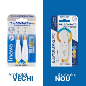 Elgydium Trio Compact Mix Narrow Periuțe Interdentare, 2 bucăți - Img 2