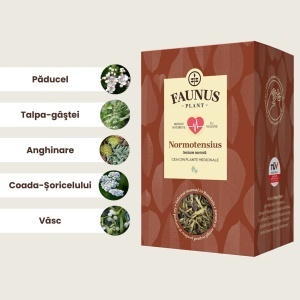 Faunus Ceai Tensiune Normala, 90g - Img 2