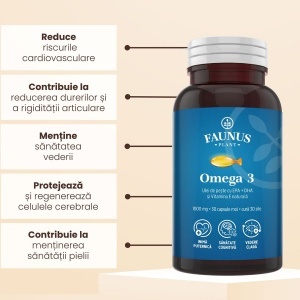 Faunus Plant Omega 3-6-9, 60 capsule - Img 6