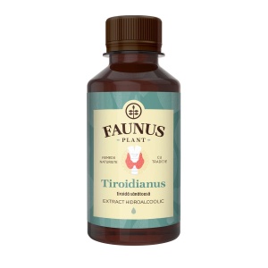 Faunus Tinctura Tiroidianus, 200 ml – pentru reglarea functiei tiroidei - Img 2