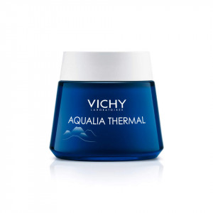 Gel-crema hidratant de noapte, anti-oboseala Aqualia Thermal SPA, 75 ml, Vichy