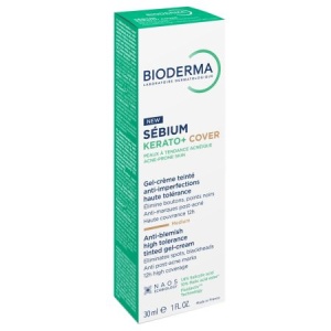 Gel Crema Nuantator Anti-Imperfectiuni Sebium Kerato+ Cover, 30 ml – Bioderma - Img 5
