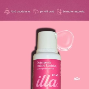 Gel intim calmant pH 4.5, Illa, 250 ml - Img 5