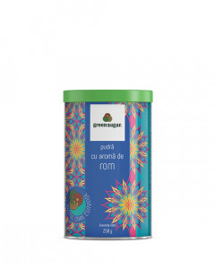 Green Sugar pudra cu aroma de rom x 250g