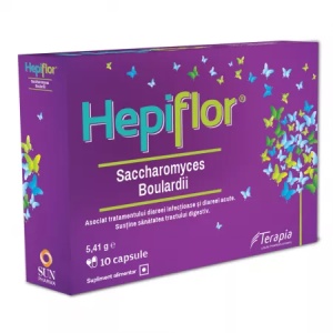 Hepiflor Saccharomyces Boulardii, 10 capsule – Terapia