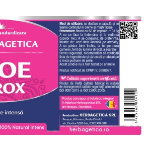 Herbagetica Aloe Ferox, pachet 2 x 60 capsule - Img 3