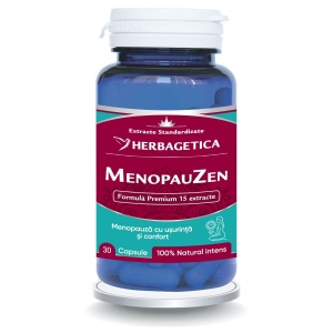 Herbagetica Menopauzen, 30 capsule