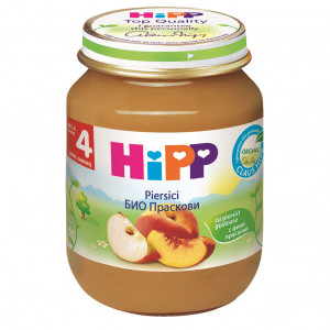 HIPP ECO Piure de piersici x125g