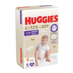 Huggies Extra Care Pants Scutece-Chiloțel Nr. 6, 15-25 kg, 30 bucăți