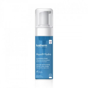 Ivatherm Aquafil Hydra spuma demachianta cu postbiotice si aloe, 160 ml - Img 2