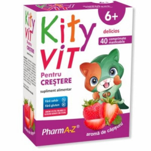 Kityvit Crestere, 40 comprimate masticabile, PharmA-Z