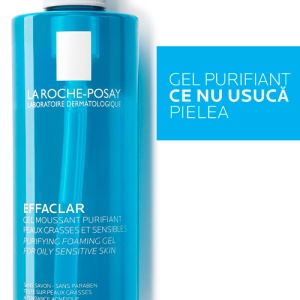 La Roche-Posay Effaclar gel spumant purifiant +M pentru ten gras, 400 ml - Img 6