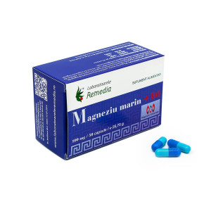 Magneziu marin 100 mg + B6 x 50cps (Remedia)