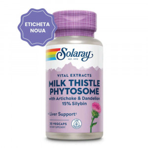 Milk Thistle Phytosome Solaray, 30 capsule, Secom - Img 2