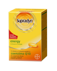 Multivitamine si minerale Supradyn Energy cu Coenzima Q10, 30 comprimate, Bayer - Img 2