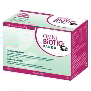 Omni Biotic Panda probiotice pentru reechilibrarea florei intestinale la gravide si sugari, 30 plicuri - Img 1