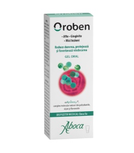 Oroben Gel oral pentru afte și gingivite, 15 ml, Aboca