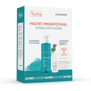 Pachet Anti-Imperfectiuni Cleanance Comedomed 30ml si Gel de Curatare 400 ml, Avene - Img 1