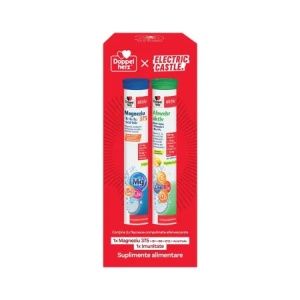 Pachet Magneziu 375 + B1 + B6 + B12 & Imunitate, Doppelherz, 30 comprimate efervescente