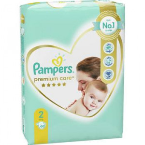 PAMPERS Premium Care marimea 2, 4-8kg, 68 bucati