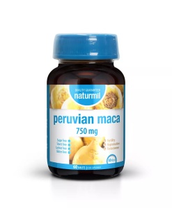 Peruvian Maca 750 mg, 60 tablete, Naturmil