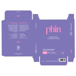 Plasturi termici pentru crampe menstruale, 3 bucăți, Phin - Img 7