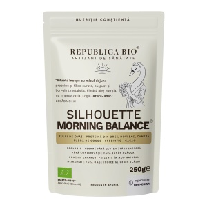 Pudră funcțională pentru mic dejun Silhouette Rituals Morning Balance, 250 g, Republica BIO