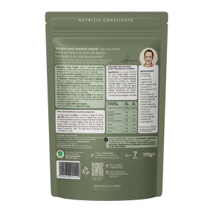 Pudră proteică vegetală cu aromă de căpșuni Silhouette Rituals Plant Protein, 175 g, Republica BIO - Img 2